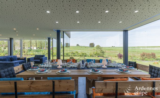 Gîte grand luxe à louer en Ardenne pour 12 personnes (Vaux-sur-Sûre)
