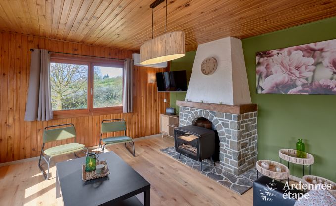 Charmant chalet  Vencimont pour 4-6 personnes : rnov en 2025, quipements adapts aux familles et emplacement adapt aux cyclistes