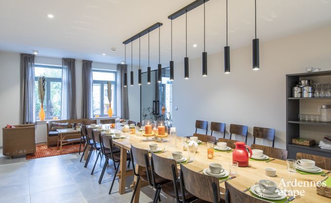 Maison de vacances � Vencimont pour 20 personnes en Ardenne