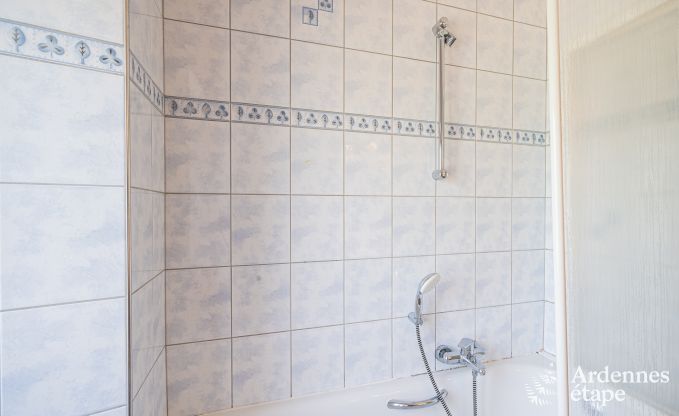 Maison de vacances � Vencimont, Ardenne, 12 personnes, 4 chambres, sauna privatif, billard, jardin au bord de l�eau