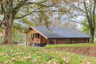 Chalet cosy  louer en Ardenne, pour 7 personnes (prs de Vielsalm)