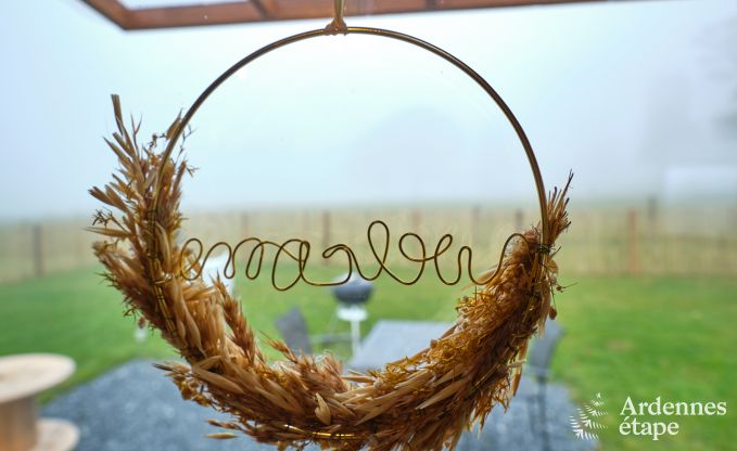 S�jour insolite dans un yourte unique � Vielsalm : entour� de prairies, avec jardin, lits faits et 1 chien