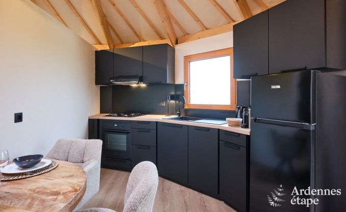 S�jour insolite dans un yourte unique � Vielsalm : entour� de prairies, avec jardin, lits faits et 1 chien