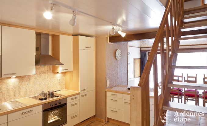 Grande maison de vacances pr�s de Vielsalm pour 21 personnes avec 7 chambres, 4 salles de bains, salle de jeux et jardin priv�