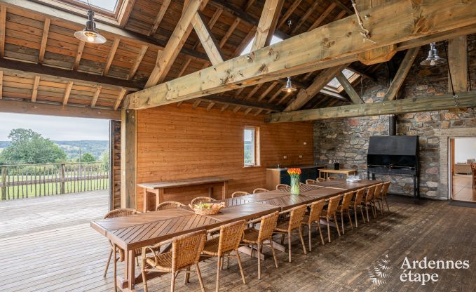 Villa tout confort � Vielsalm pour 26 personnes en Ardenne