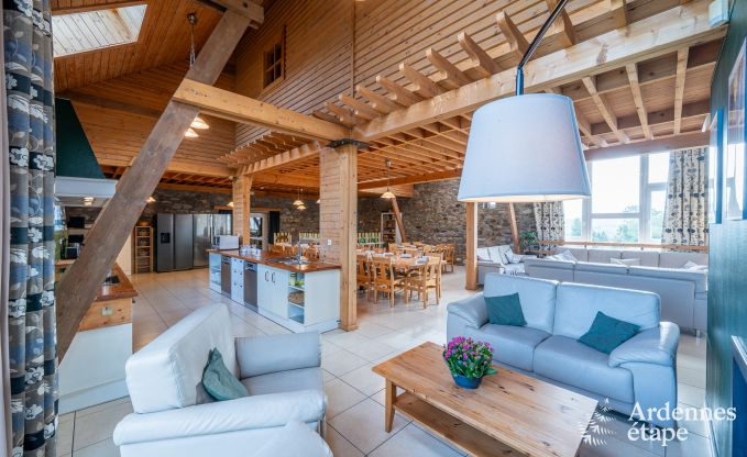 Villa tout confort � Vielsalm pour 26 personnes en Ardenne