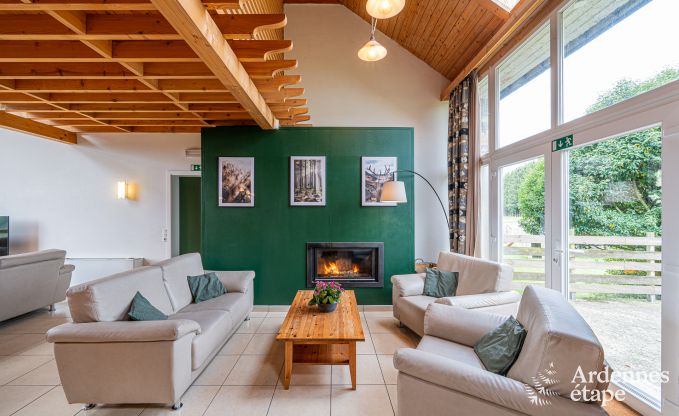Villa tout confort � Vielsalm pour 26 personnes en Ardenne