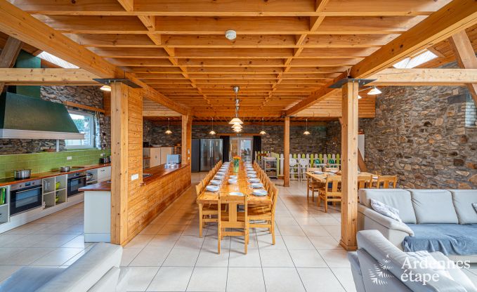 Villa tout confort � Vielsalm pour 26 personnes en Ardenne