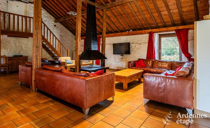 Villa de luxe � Vielsalm pour 20 personnes avec 7 chambres, piscine int�rieure, sauna et jardin priv�