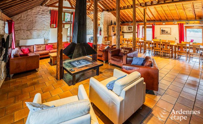 Villa de luxe � Vielsalm pour 20 personnes avec 7 chambres, piscine int�rieure, sauna et jardin priv�