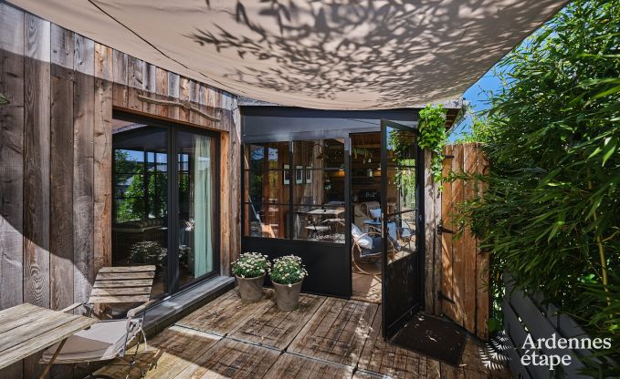 Tiny house romantique pour 2 personnes avec jacuzzi priv, pole  pellets et jardin  Vielsalm, Ardenne