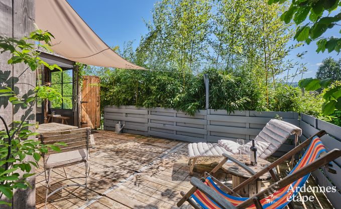 Tiny house romantique pour 2 personnes avec jacuzzi priv, pole  pellets et jardin  Vielsalm, Ardenne