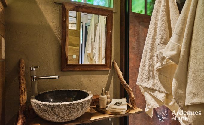 Tiny house romantique pour 2 personnes avec jacuzzi priv, pole  pellets et jardin  Vielsalm, Ardenne