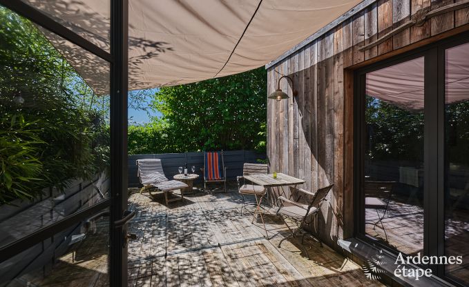 Tiny house romantique pour 2 personnes avec jacuzzi priv, pole  pellets et jardin  Vielsalm, Ardenne