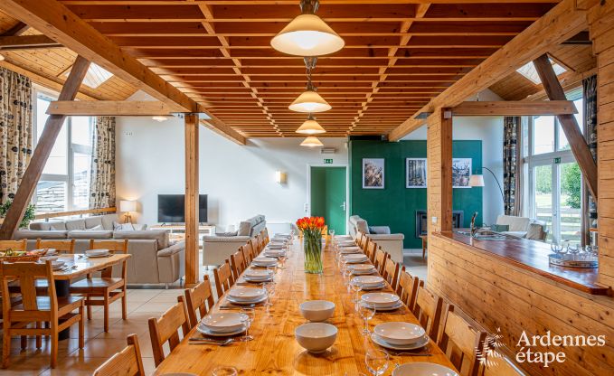 Villa tout confort � Vielsalm pour 26 personnes en Ardenne