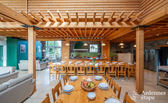 Villa tout confort � Vielsalm pour 26 personnes en Ardenne