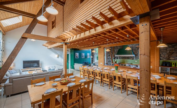Villa tout confort � Vielsalm pour 26 personnes en Ardenne
