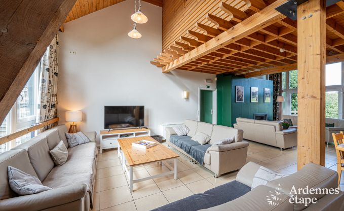 Villa tout confort � Vielsalm pour 26 personnes en Ardenne