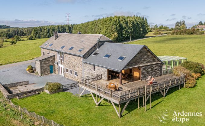 Villa tout confort � Vielsalm pour 26 personnes en Ardenne