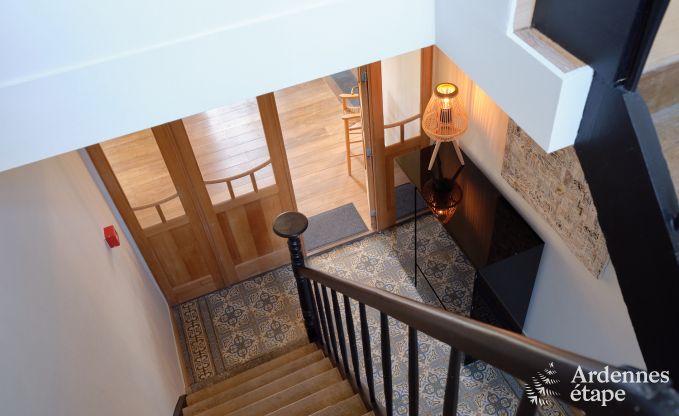 Maison de vacances confortable pour 10 personnes � Villers-en-Fagne avec sauna, jacuzzi, piscine et po�le � bois