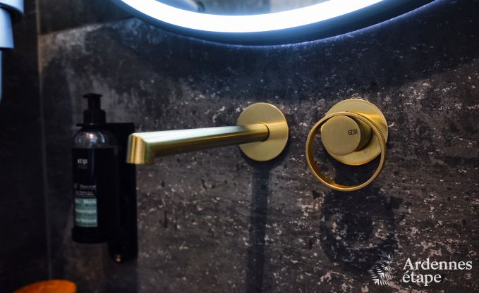 Maison de vacances confortable pour 10 personnes � Villers-en-Fagne avec sauna, jacuzzi, piscine et po�le � bois