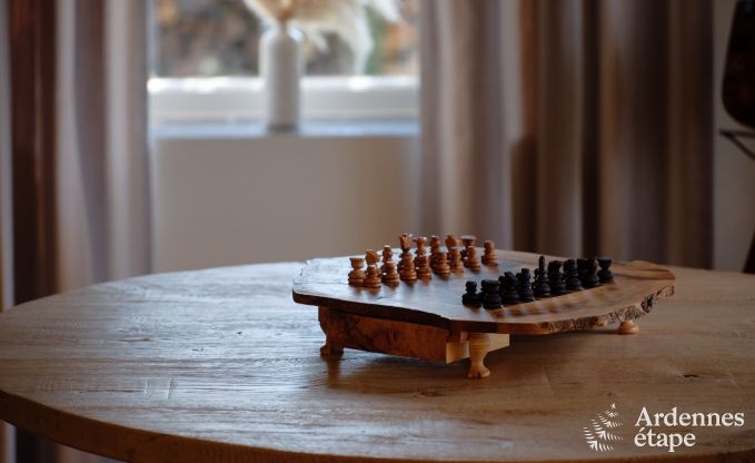 Maison de vacances confortable pour 10 personnes � Villers-en-Fagne avec sauna, jacuzzi, piscine et po�le � bois