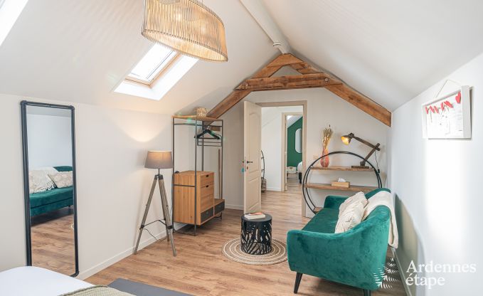 Sjour inoubliable  Villers-en-Fagne : Maison de vacances avec sauna, jacuzzi, piscine et vue imprenable en Ardenne