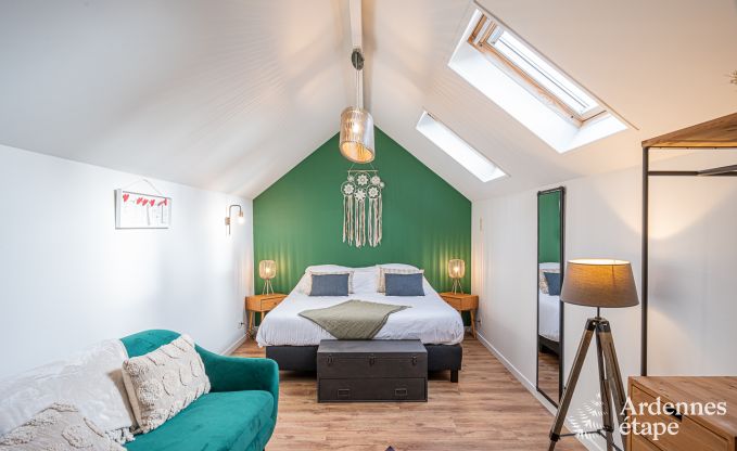 Sjour inoubliable  Villers-en-Fagne : Maison de vacances avec sauna, jacuzzi, piscine et vue imprenable en Ardenne