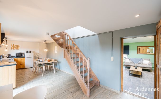 Sjour inoubliable  Villers-en-Fagne : Maison de vacances avec sauna, jacuzzi, piscine et vue imprenable en Ardenne