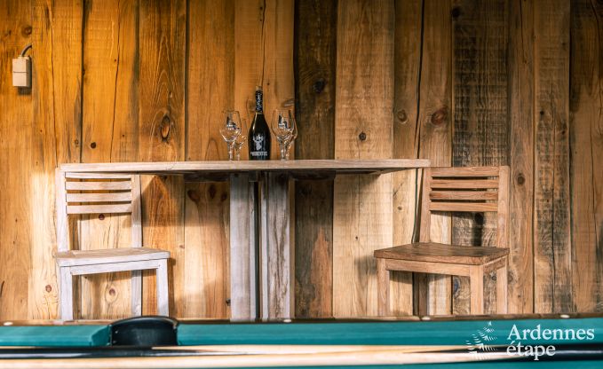 S�jour inoubliable � Viroinval : Chalet tout confort en Ardenne pour 4 personnes avec sauna et bain nordique