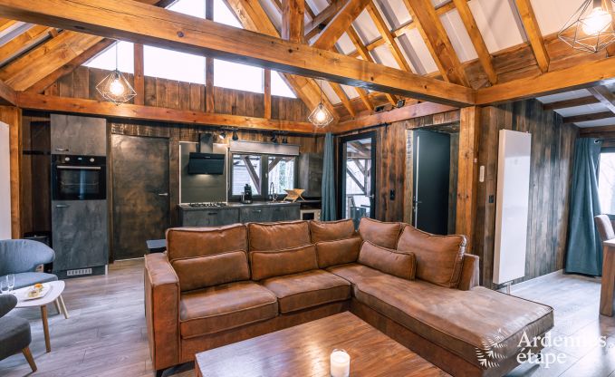 Sjour inoubliable  Viroinval : Chalet tout confort en Ardenne pour 4 personnes avec sauna et bain nordique