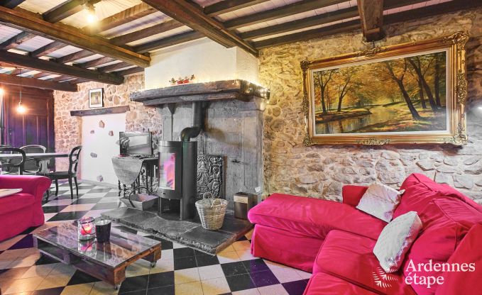 Maison de vacances  Viroinval : havre de paix pour 8 personnes avec sauna et jardin priv en Ardenne