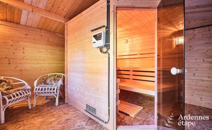 Maison de vacances  Viroinval : havre de paix pour 8 personnes avec sauna et jardin priv en Ardenne