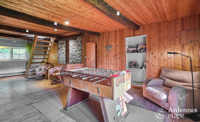 Maison de vacances  Viroinval : havre de paix pour 8 personnes avec sauna et jardin priv en Ardenne