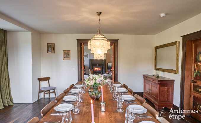 Maison de ma�tre avec piscine ext�rieure chauff�e � Vresse-sur-Semois pour 15 personnes