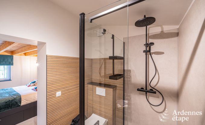 Maison de vacances de plain pied � Vresse-sur-Semois : terrasse avec vue, id�ale pour un couple avec enfants