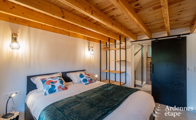 Maison de vacances de plain pied � Vresse-sur-Semois : terrasse avec vue, id�ale pour un couple avec enfants