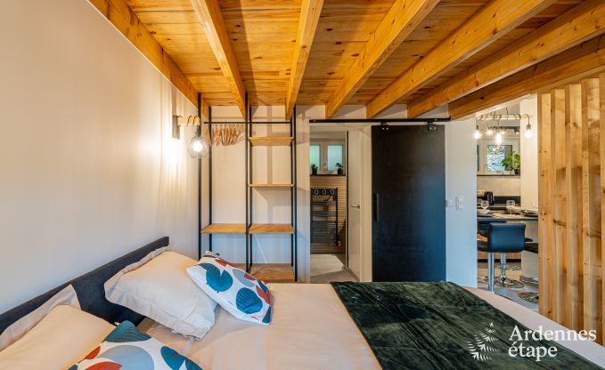 Maison de vacances de plain pied � Vresse-sur-Semois : terrasse avec vue, id�ale pour un couple avec enfants