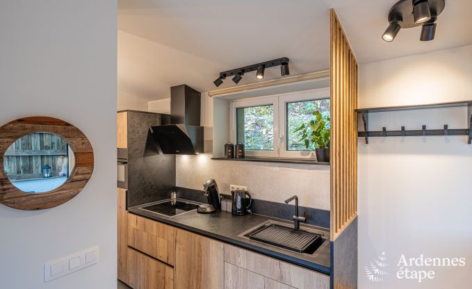 Maison de vacances de plain pied � Vresse-sur-Semois : terrasse avec vue, id�ale pour un couple avec enfants