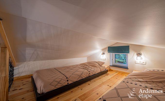 Maison de vacances de plain pied � Vresse-sur-Semois : terrasse avec vue, id�ale pour un couple avec enfants