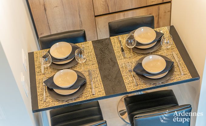 Maison de vacances de plain pied � Vresse-sur-Semois : terrasse avec vue, id�ale pour un couple avec enfants