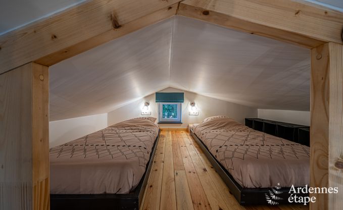 Maison de vacances de plain pied � Vresse-sur-Semois : terrasse avec vue, id�ale pour un couple avec enfants