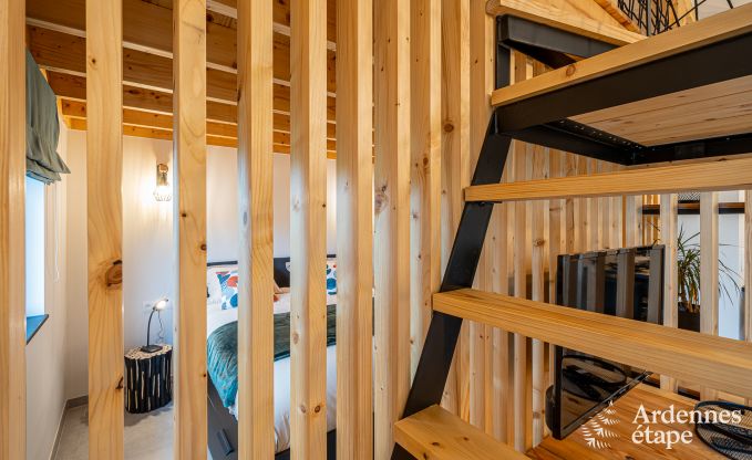 Maison de vacances de plain pied � Vresse-sur-Semois : terrasse avec vue, id�ale pour un couple avec enfants