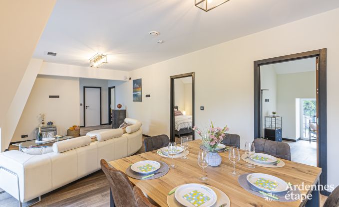 Maison de vacances  Walcourt, Ardenne, 6 personnes, 3 chambres, piscine extrieure, jardin commun, quipements modernes