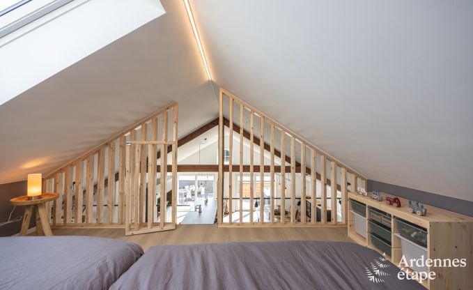 Maison confortable  Welkenraedt pour 6 personnes avec jacuzzi, quipements de jeux et jardin priv