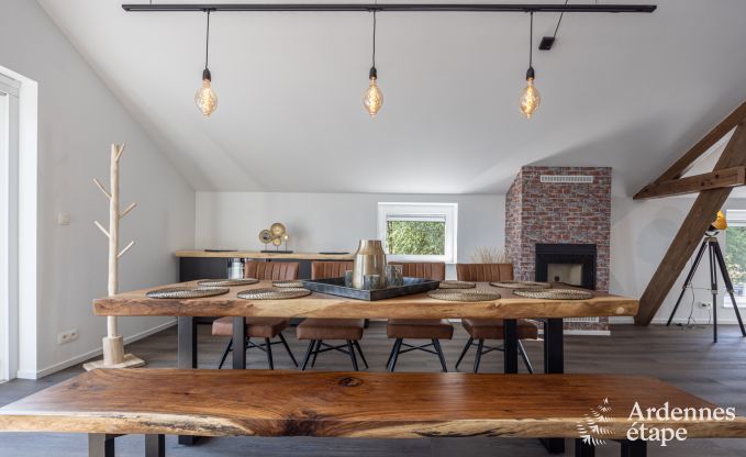 Maison confortable  Welkenraedt pour 6 personnes avec jacuzzi, quipements de jeux et jardin priv