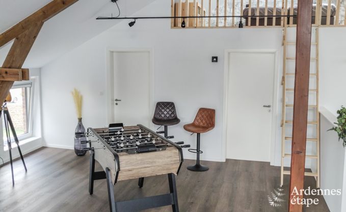 Maison confortable  Welkenraedt pour 6 personnes avec jacuzzi, quipements de jeux et jardin priv