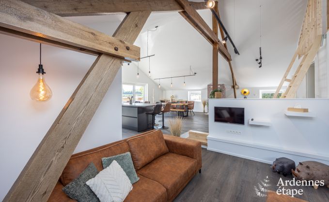 Maison confortable  Welkenraedt pour 6 personnes avec jacuzzi, quipements de jeux et jardin priv