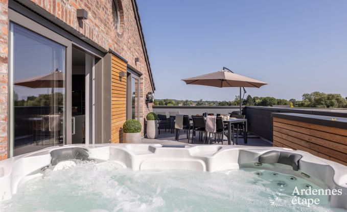 Maison confortable  Welkenraedt pour 6 personnes avec jacuzzi, quipements de jeux et jardin priv