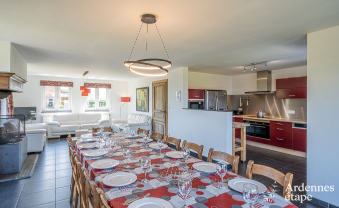 Maison de vacances � Wellin pour 14 personnes en Ardenne